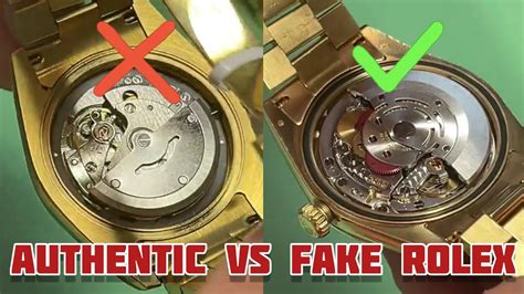 rolex watch original vs fake|rolex second hand movement.